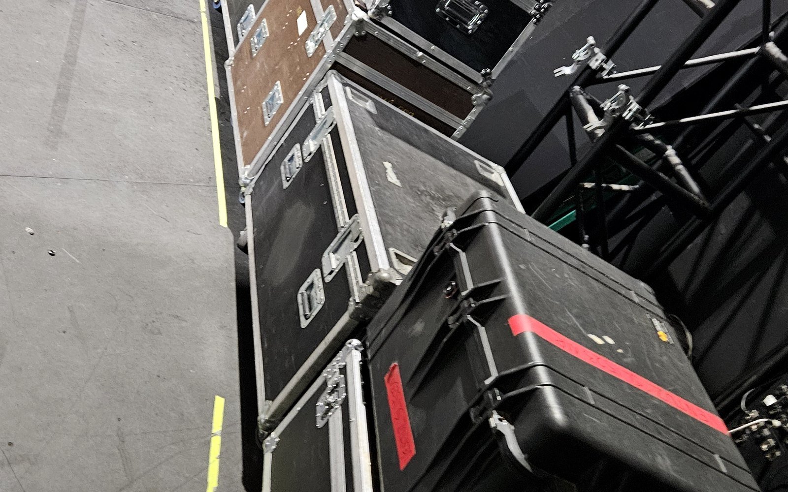 Stage and display systems in a live production environment